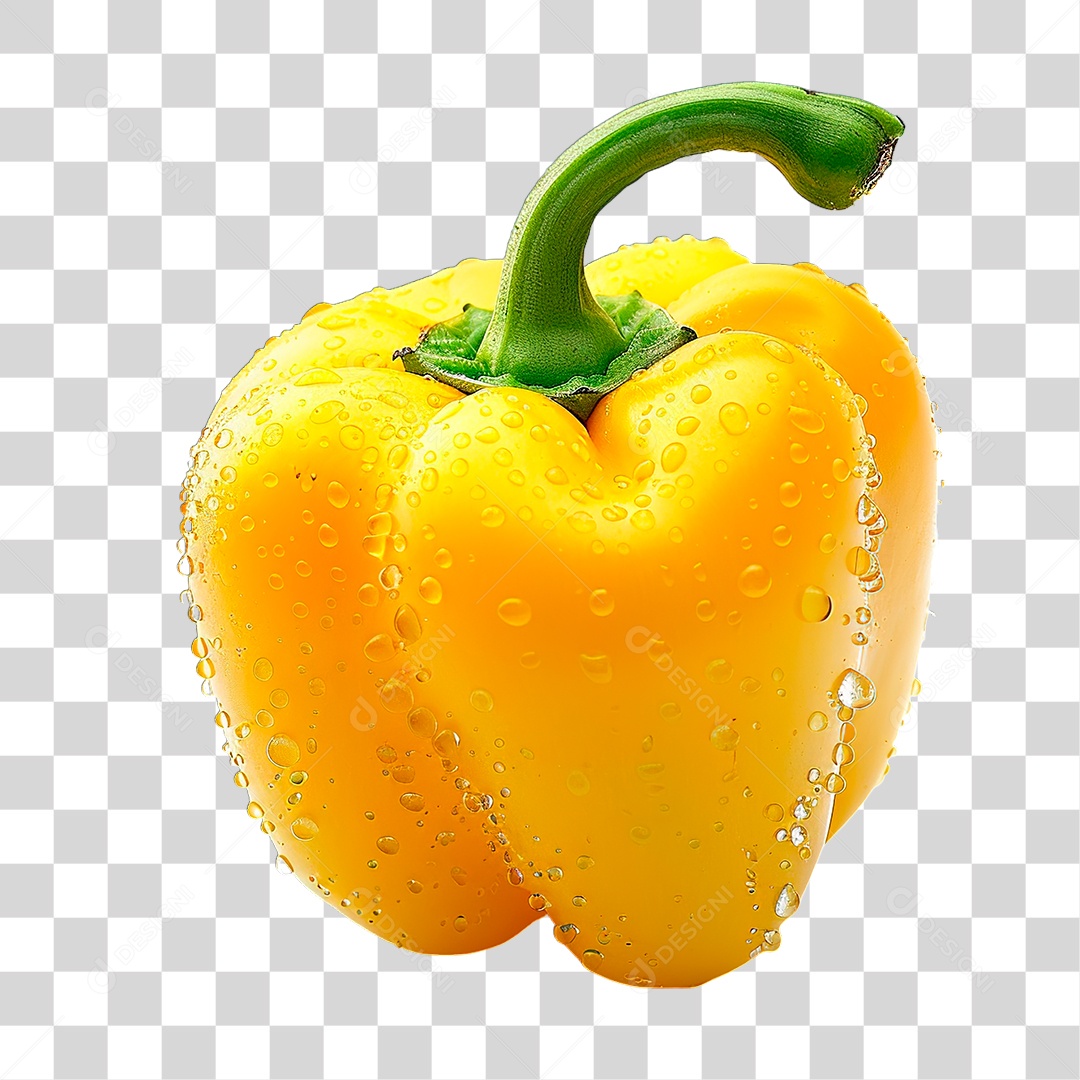 Pimentão Amarelo PNG Transparente