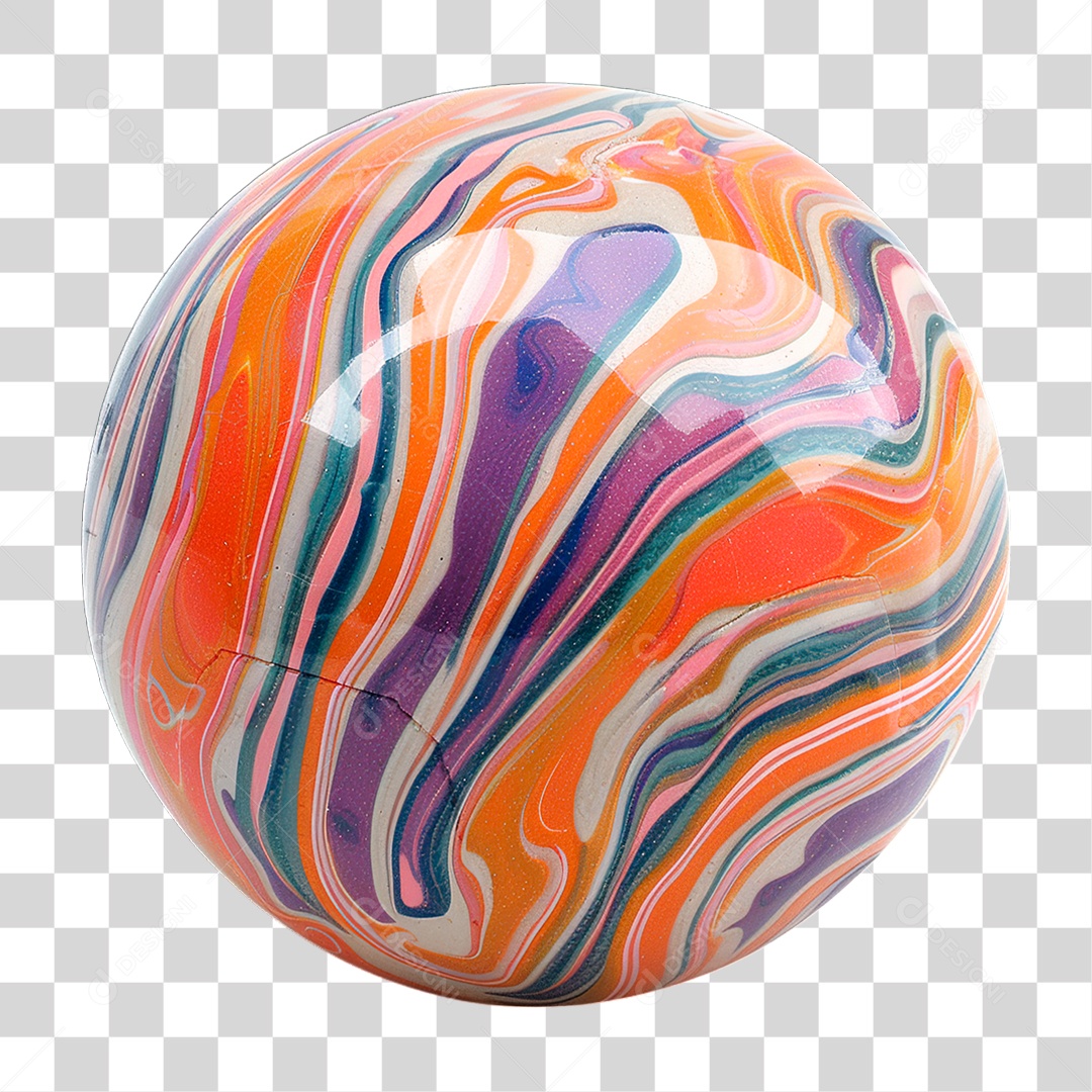 Esfera Colorida PNG Transparente
