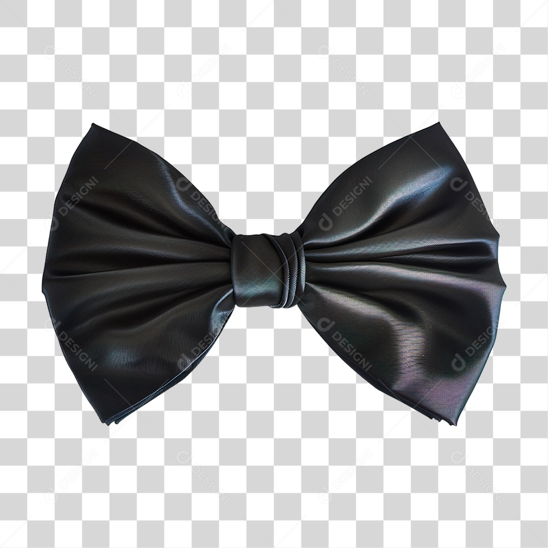 Laço Preto PNG Transparente