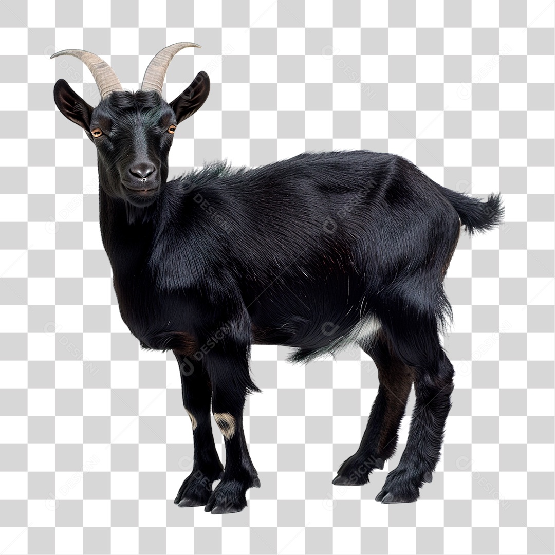 Cabra Preta PNG Transparente