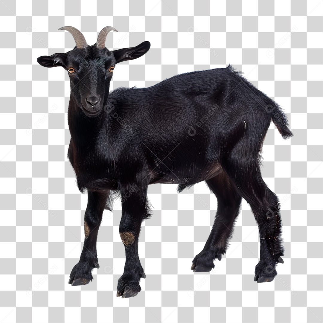 Cabra Preta PNG Transparente
