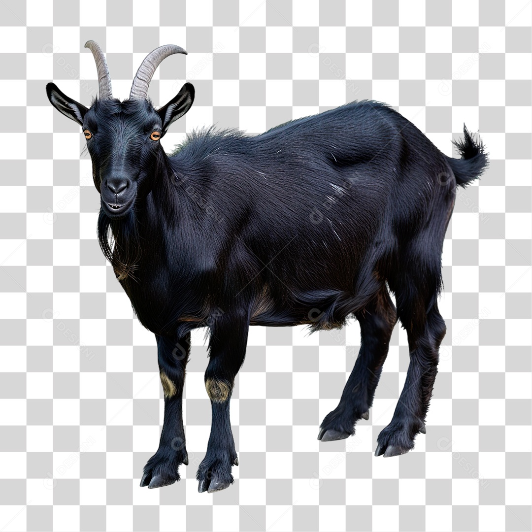 Cabra Preta PNG Transparente