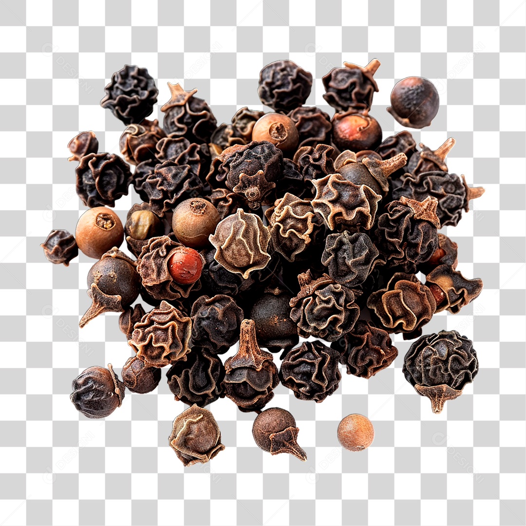 Grãos de Pimenta do Reino PNG Transparente