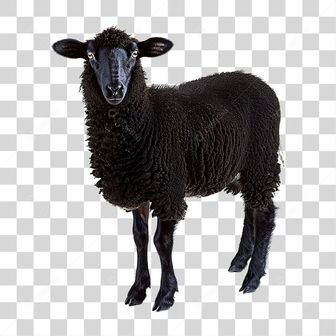 Cabra Preta PNG Transparente