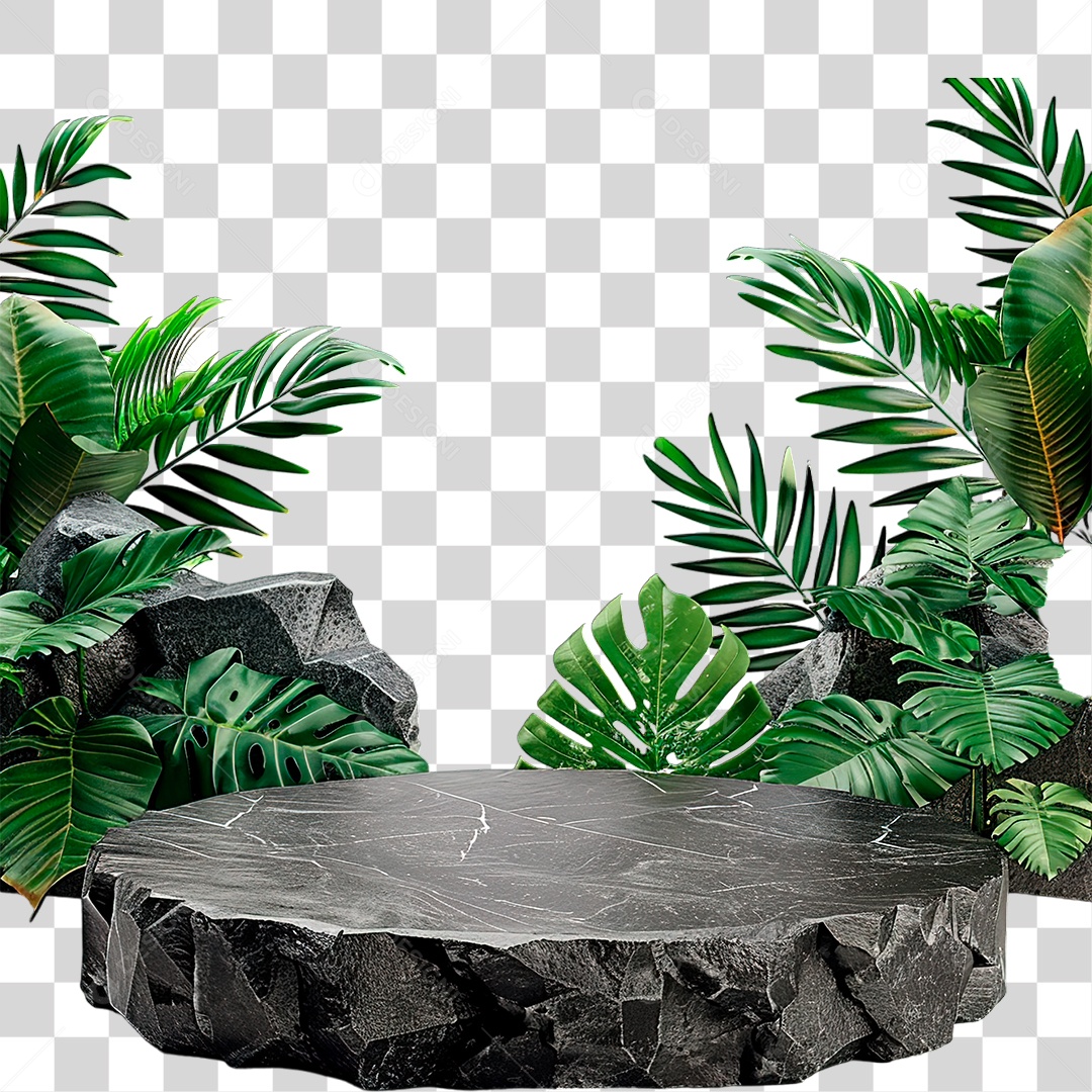 Pódio 3D PNG Transparente