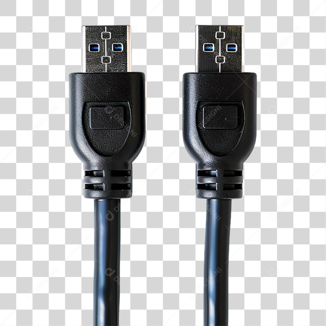 Transparent PNG USB Cable