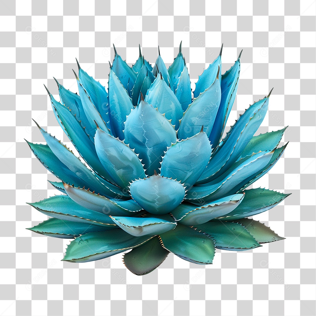 Planta Azul PNG Transparente