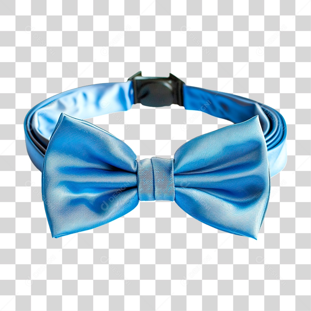 Laço Azul PNG Transparente