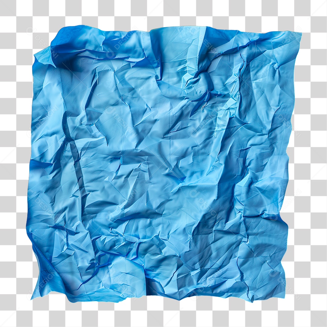 Papel Azul PNG Transparente
