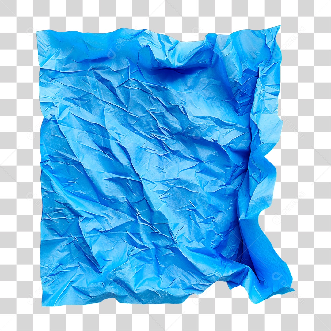 Papel Azul PNG Transparente