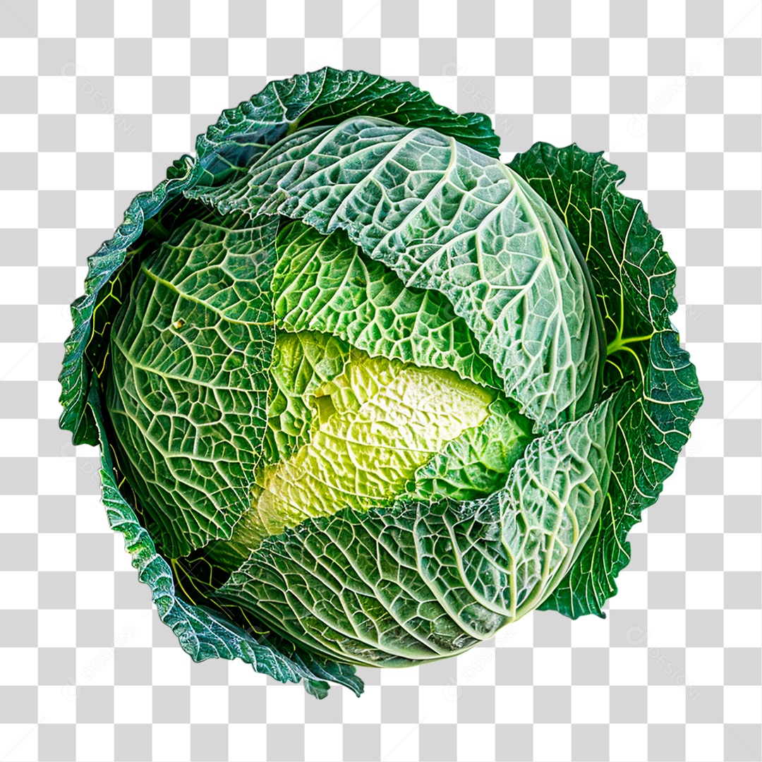 Repolho Verde PNG Transparente