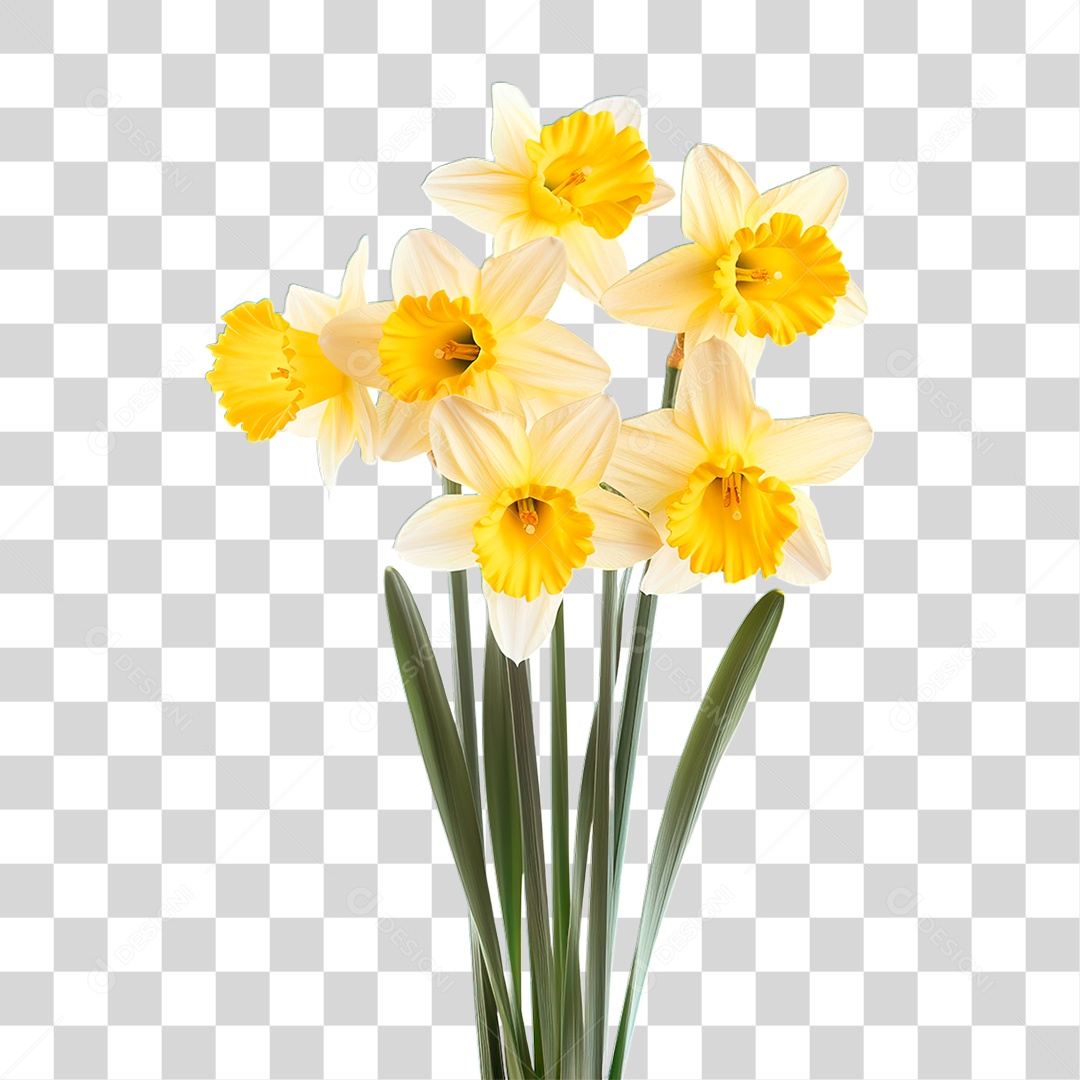 Flores Amarela PNG Transparente