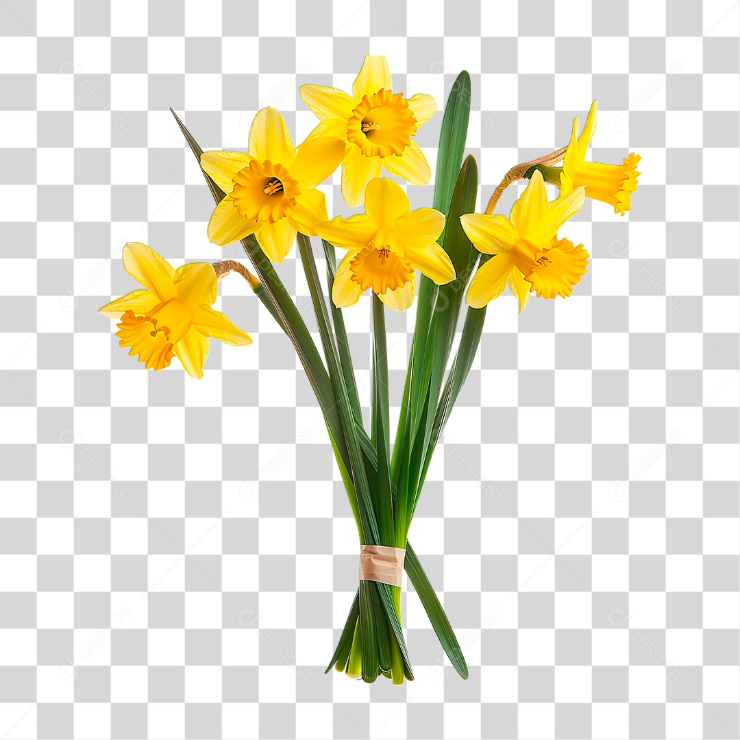 Flores Amarela PNG Transparente