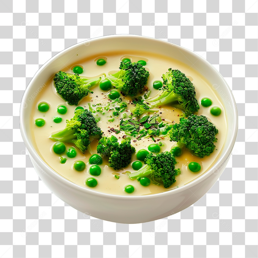 Sopa com Vegetais PNG Transparente
