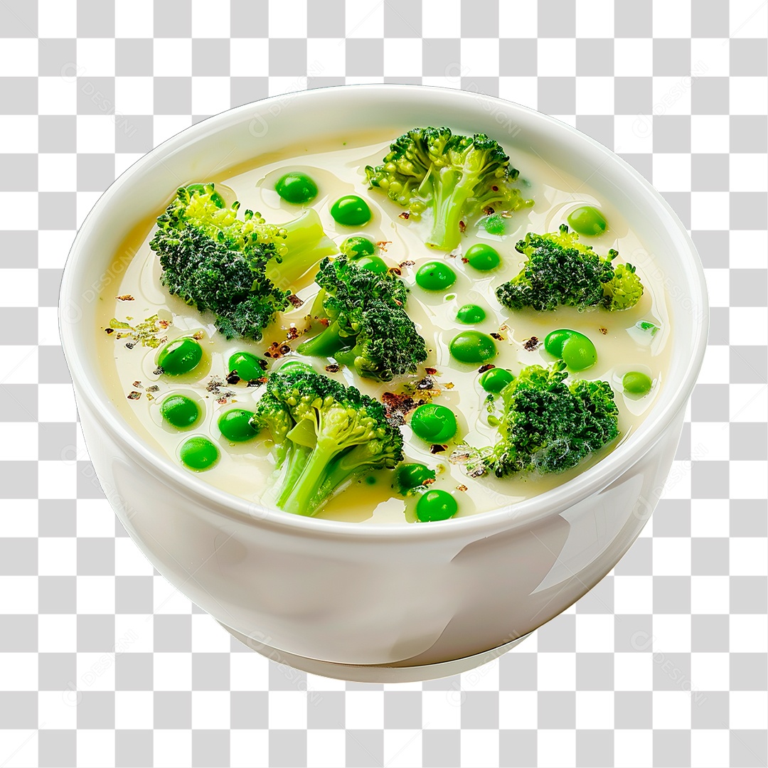 Sopa com Vegetais PNG Transparente