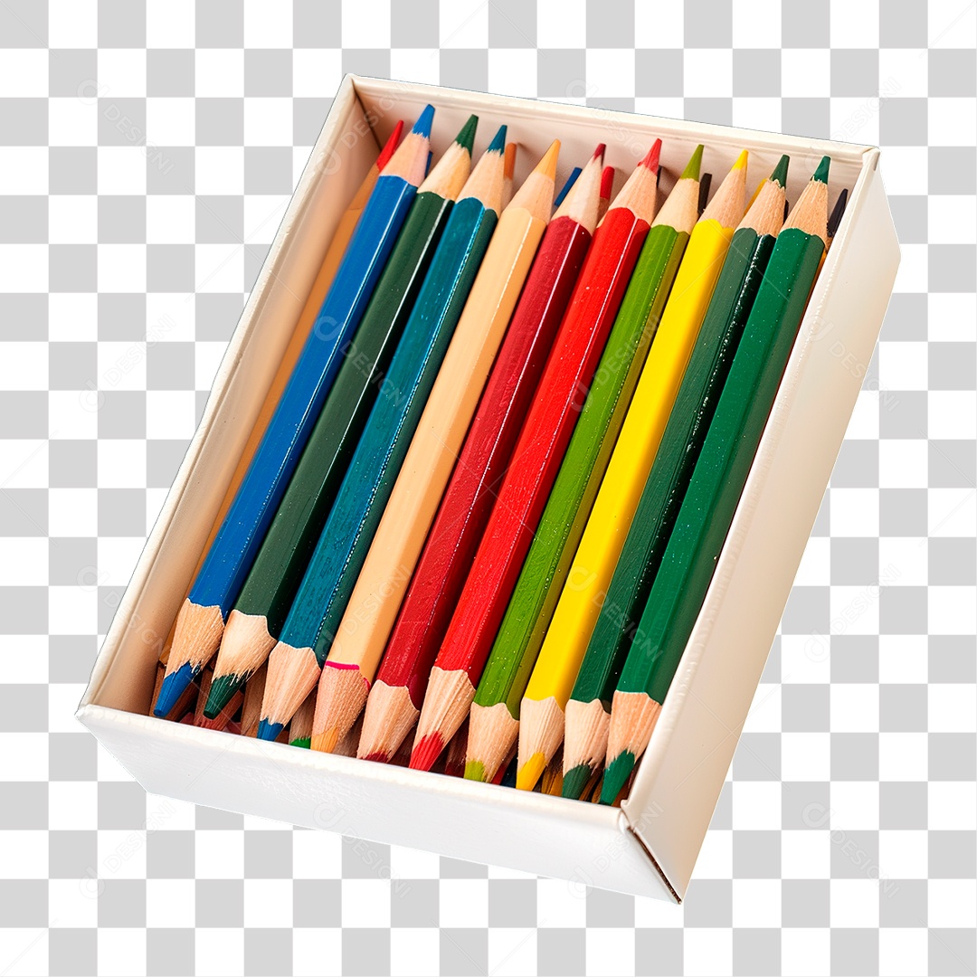 Lápis de Cor PNG Transparente