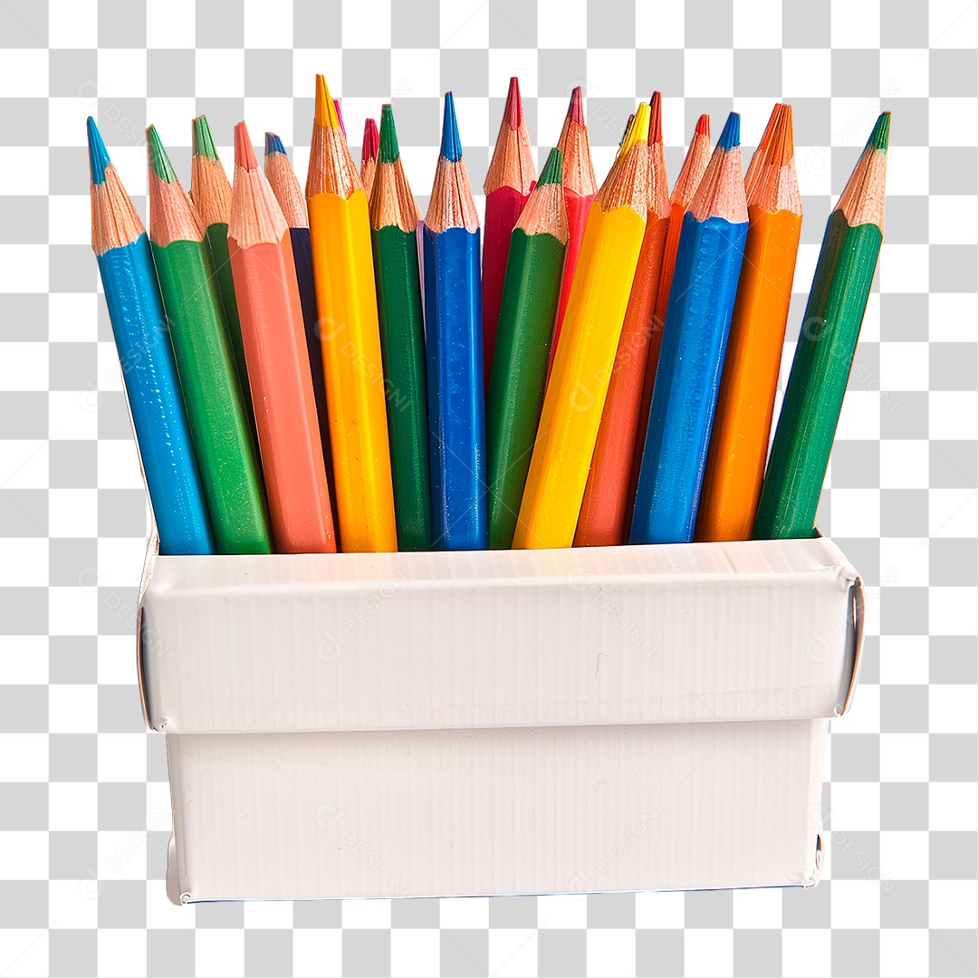 Lápis de Cor PNG Transparente