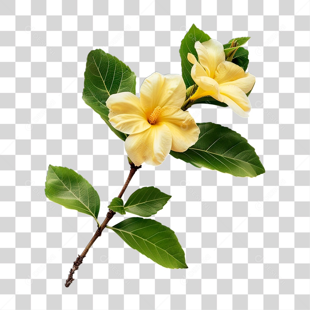 Galho de Flor PNG Transparente