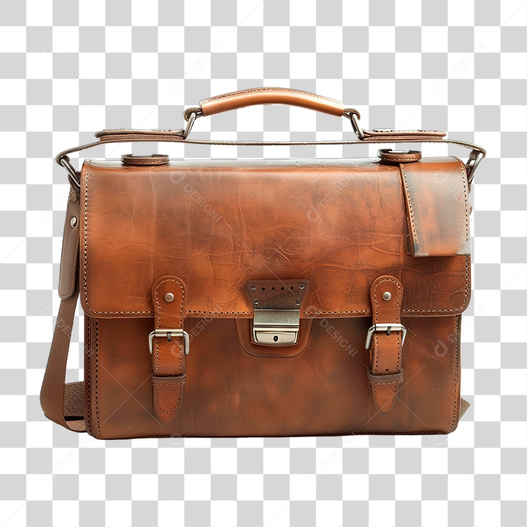 Maleta de Couro PNG Transparente
