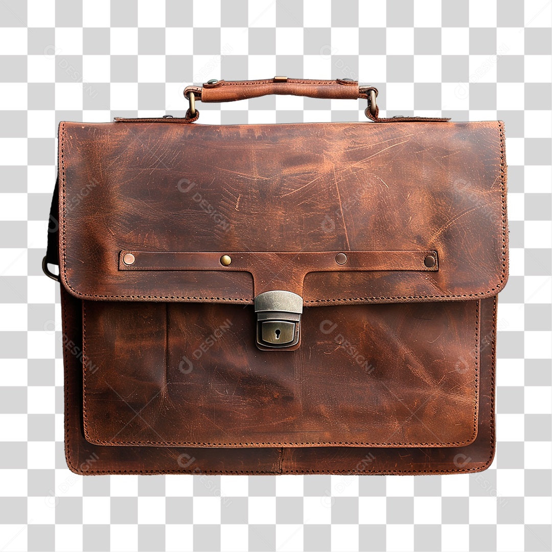 Maleta de Couro PNG Transparente