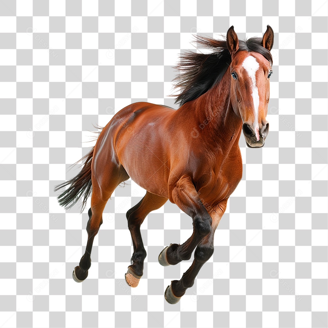 Cavalo Castanho PNG Transparente