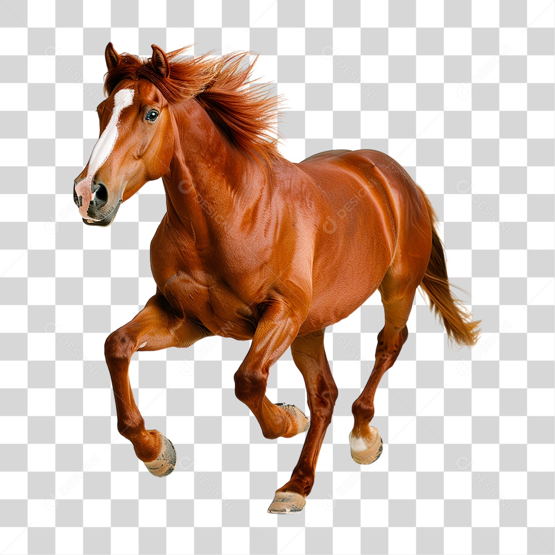 Cavalo Castanho PNG Transparente