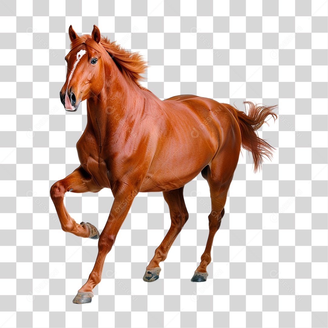 Cavalo Castanho PNG Transparente