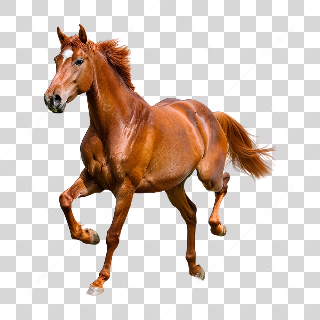 Cavalo Castanho PNG Transparente