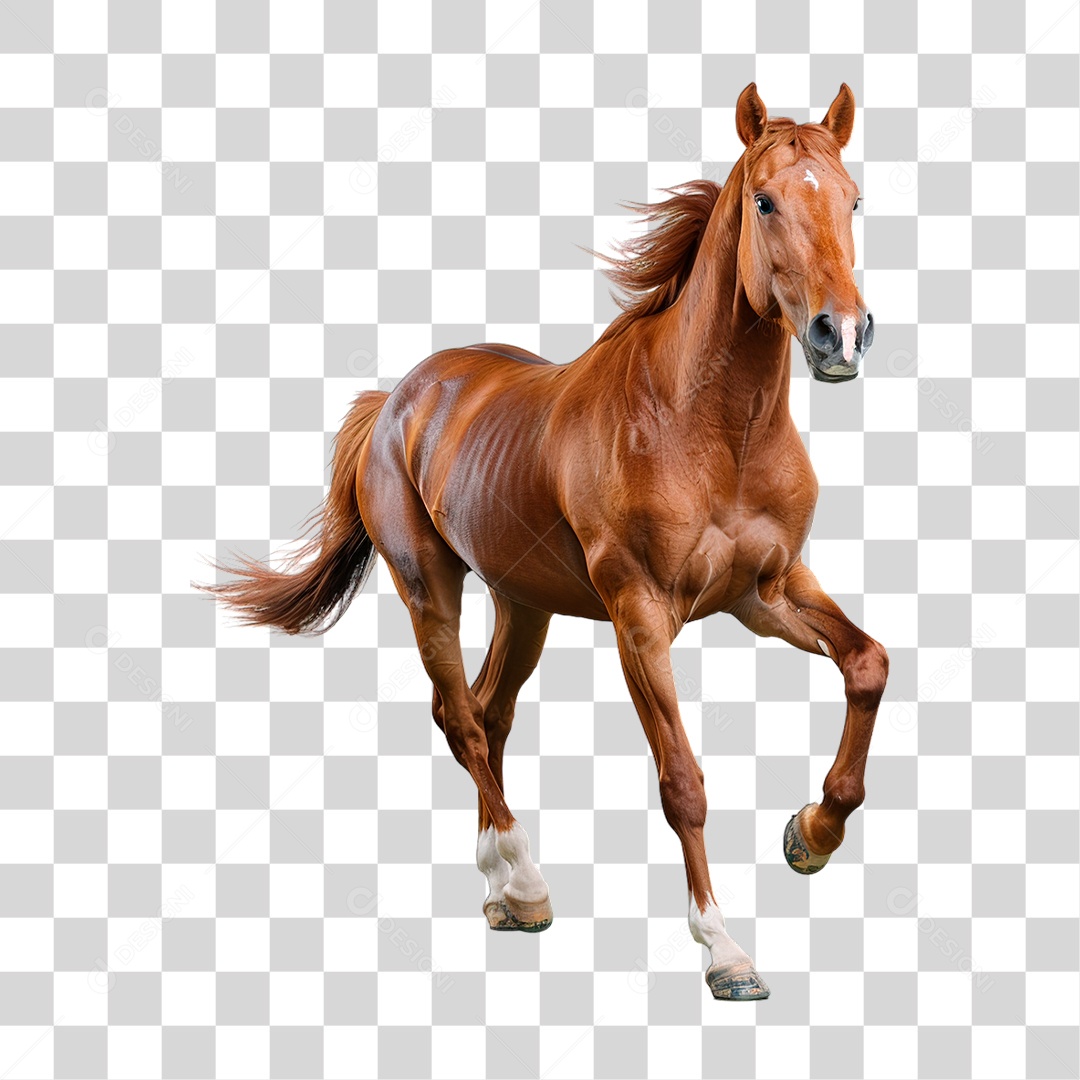 Cavalo Castanho PNG Transparente