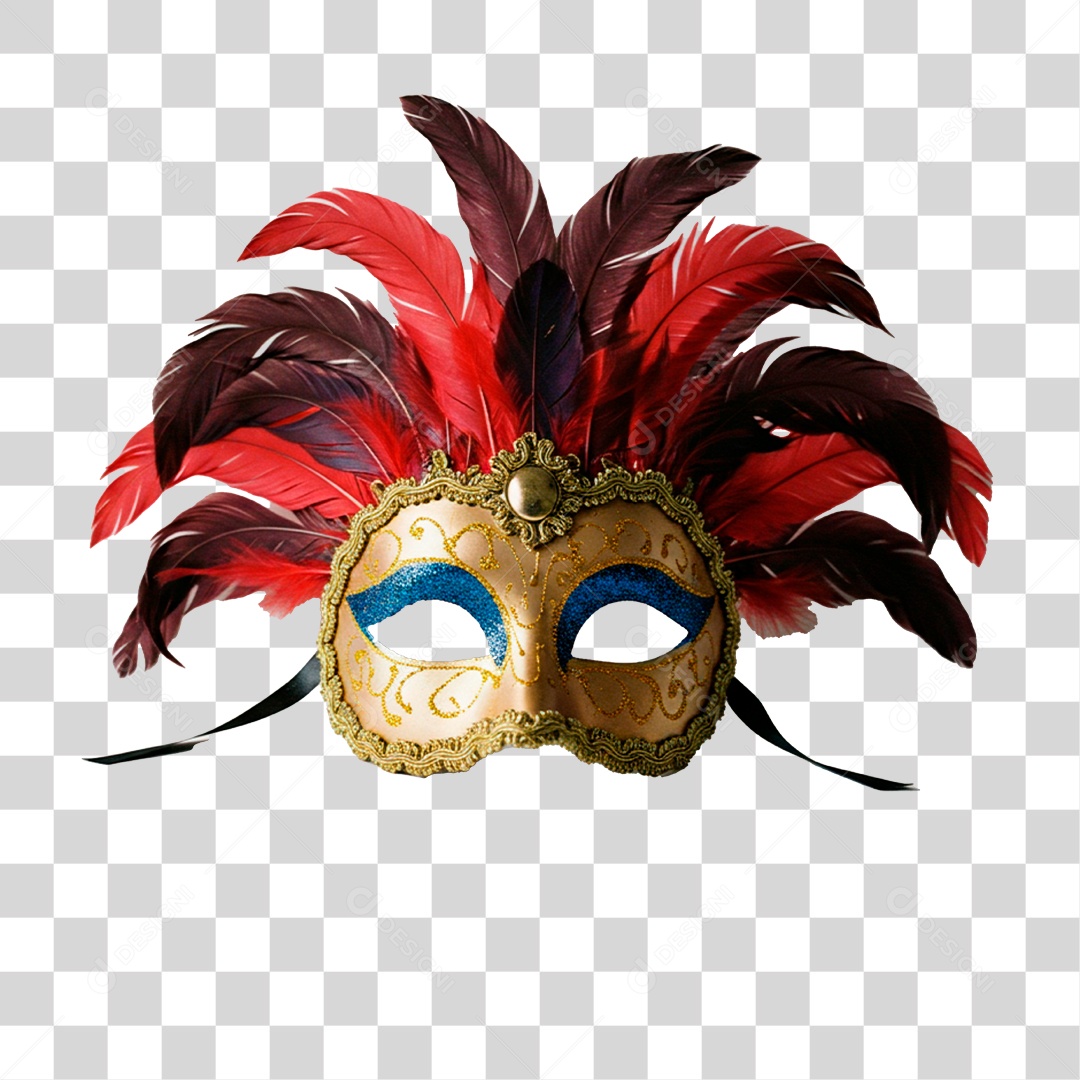 Mascara de Rosto PNG Transparente