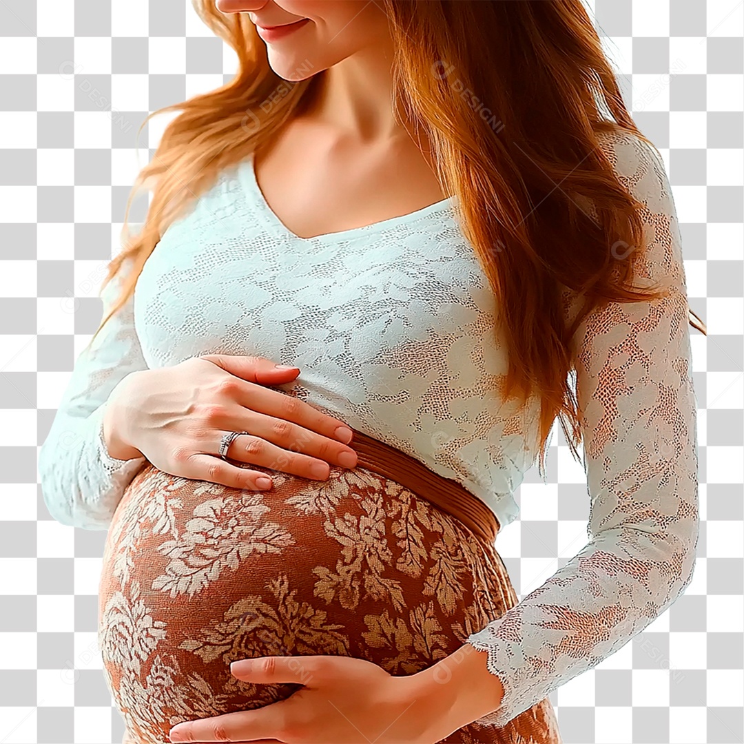 Mulher Grávida PNG Transparente