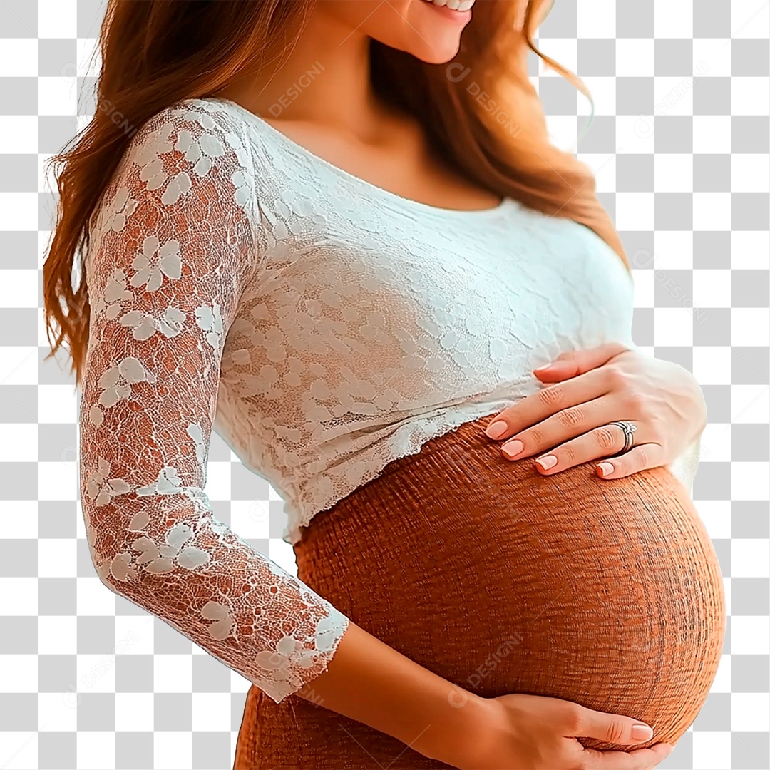 Mulher Grávida PNG Transparente