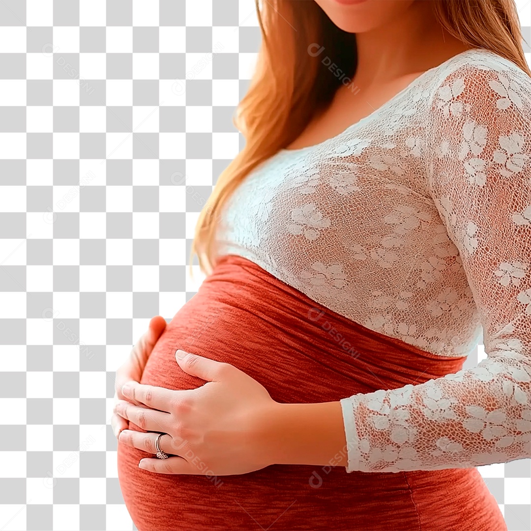 Mulher Grávida PNG Transparente