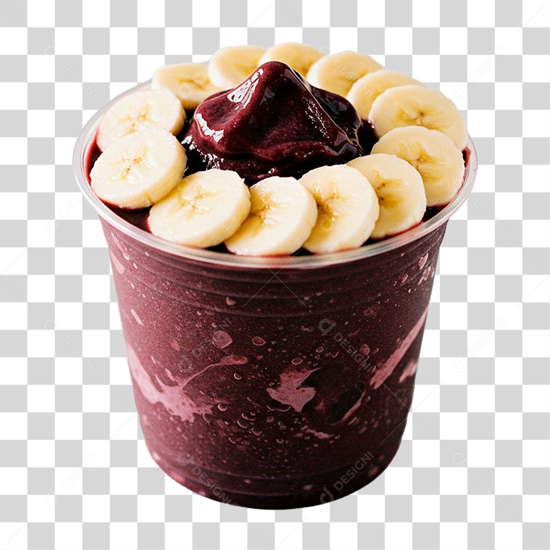 Copo Açaí PNG Transparente
