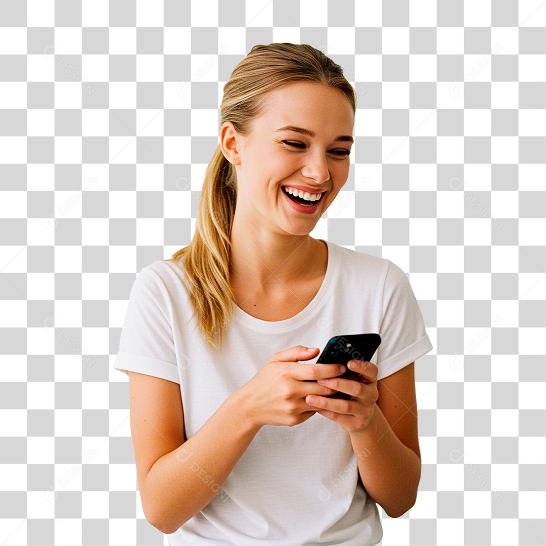 Mulher Sorrindo PNG Transparente