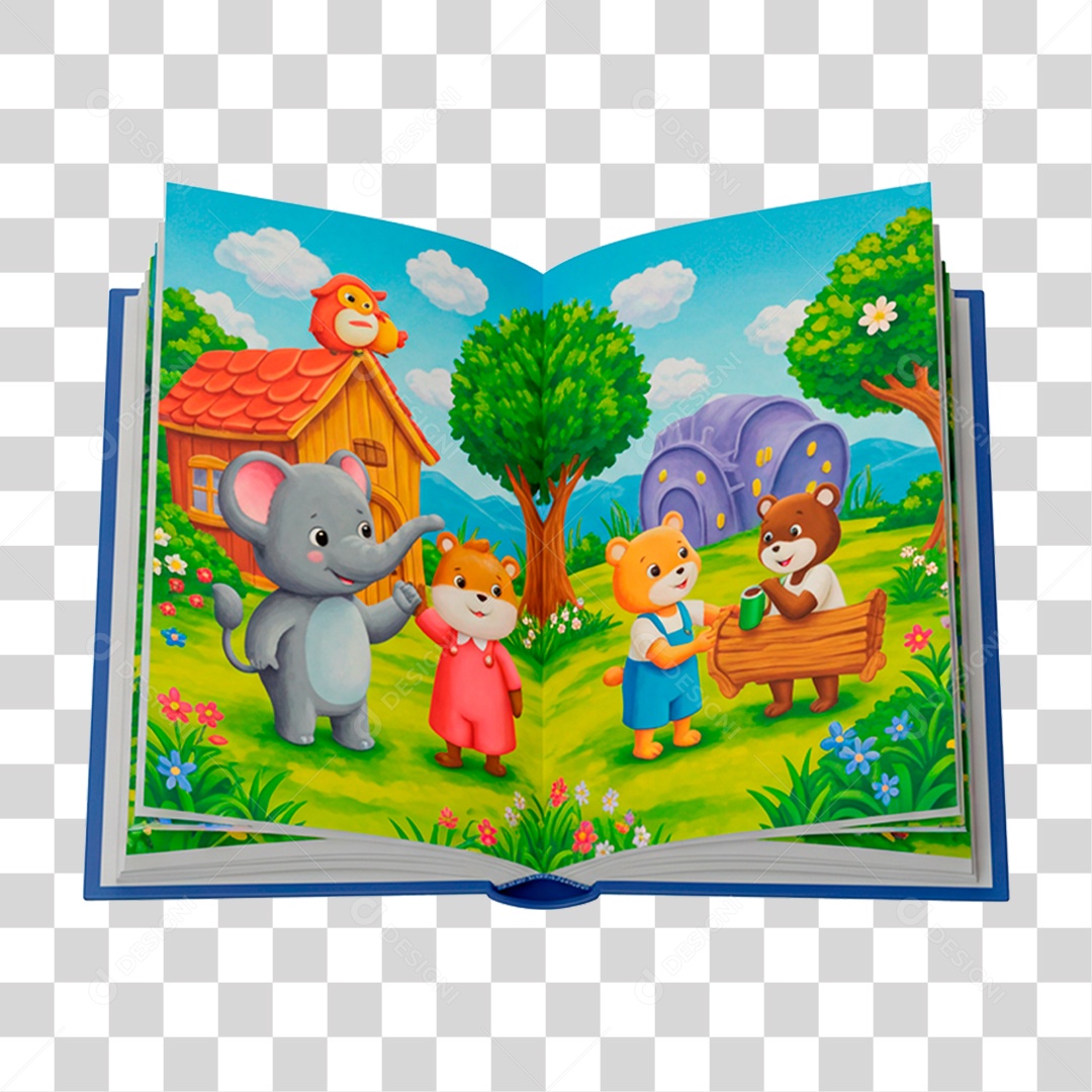 Livro Aberto PNG Transparente