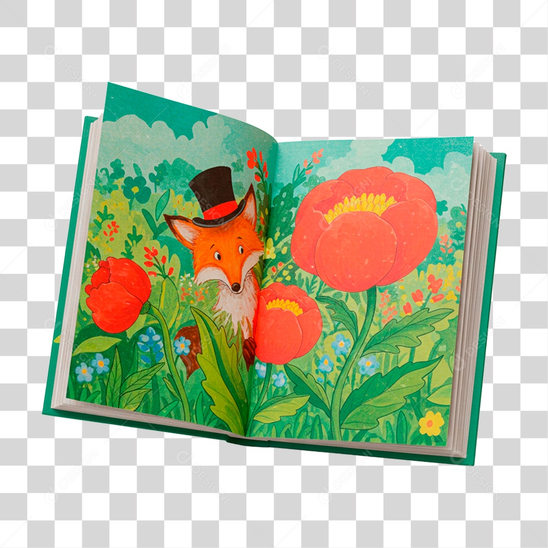 Livro Aberto PNG Transparente