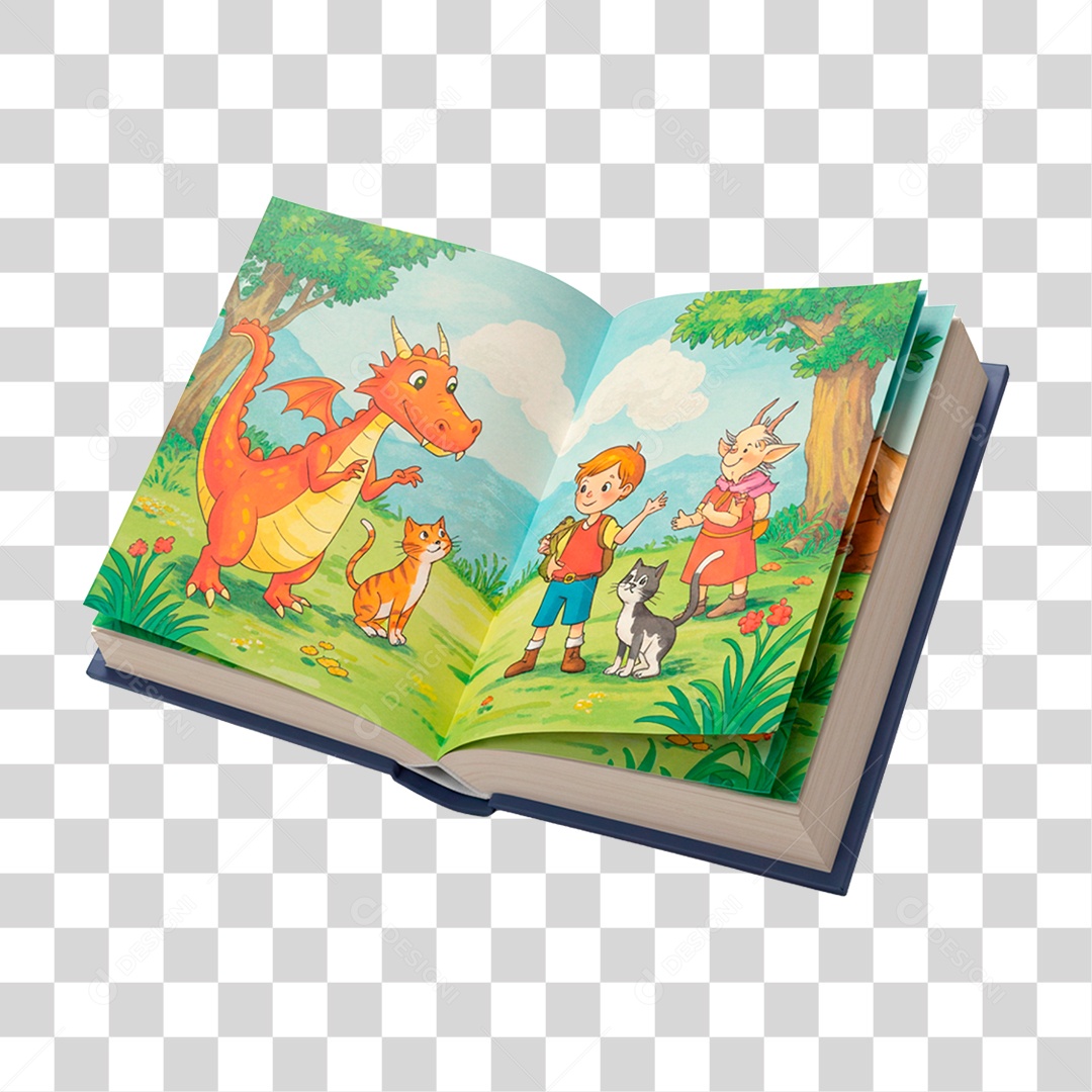 Livro Aberto PNG Transparente