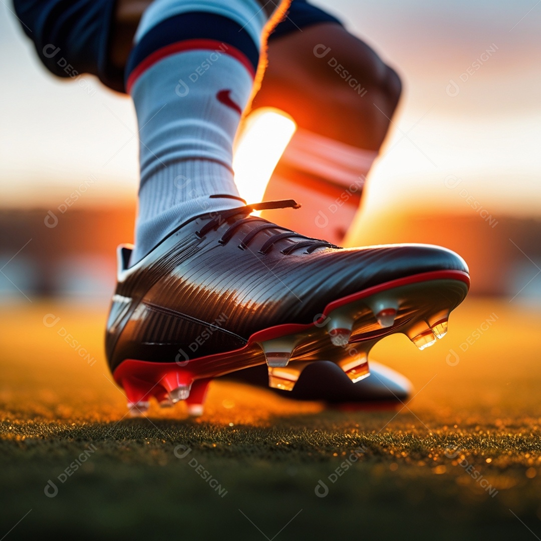 Imagem de um jogador em campo