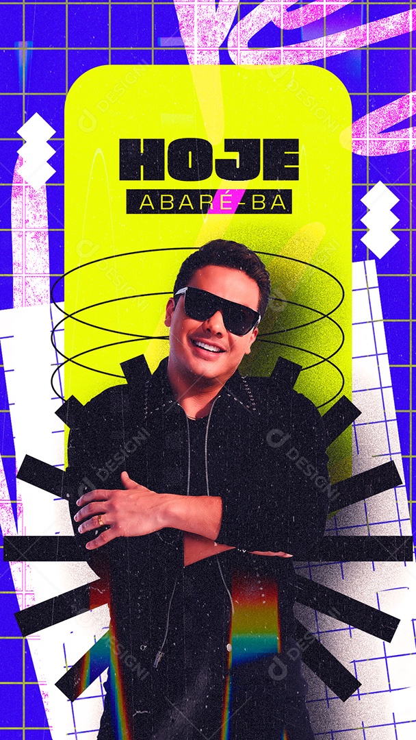 Story Shows Abaré BA Social Media PSD Editável