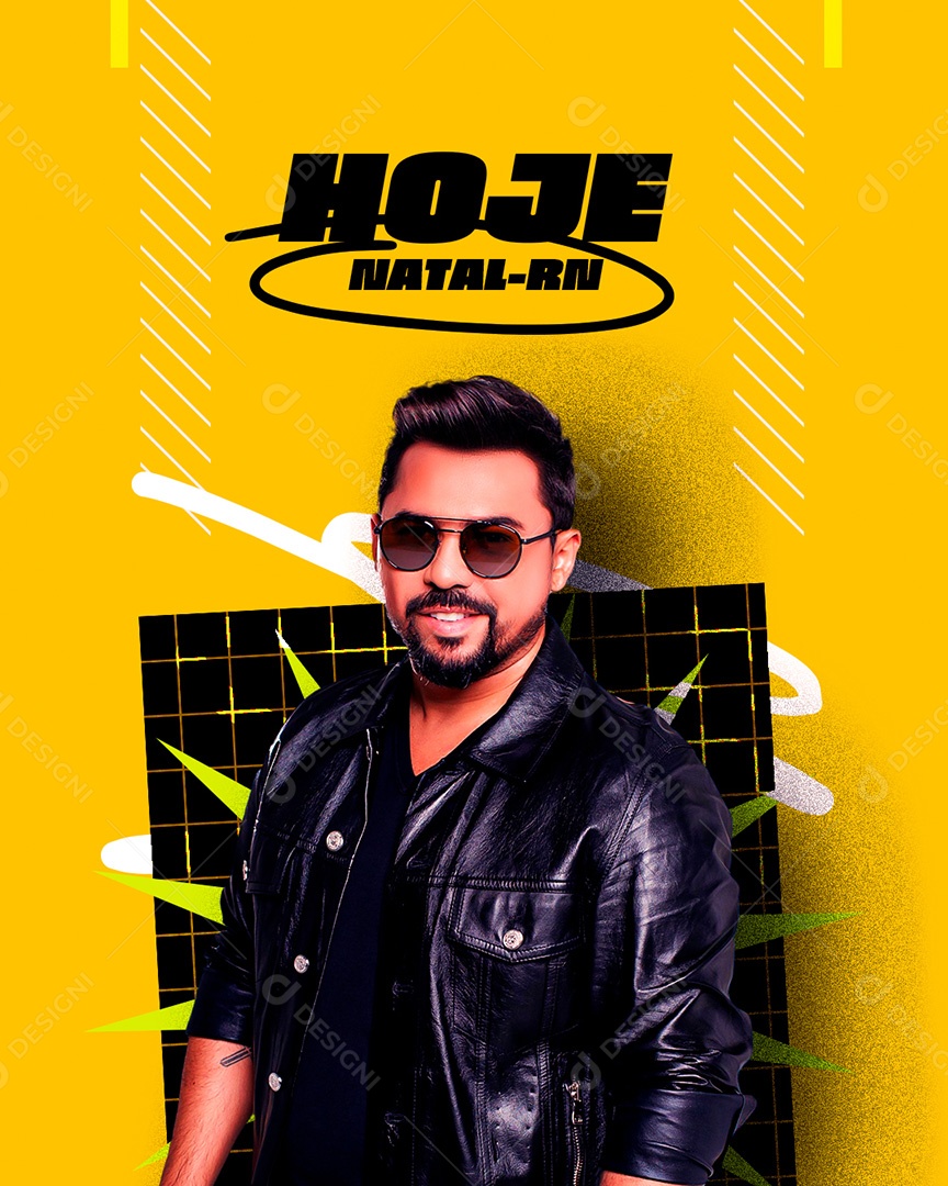 Flyer Shows Agenda Natal RN Social Media PSD Editável