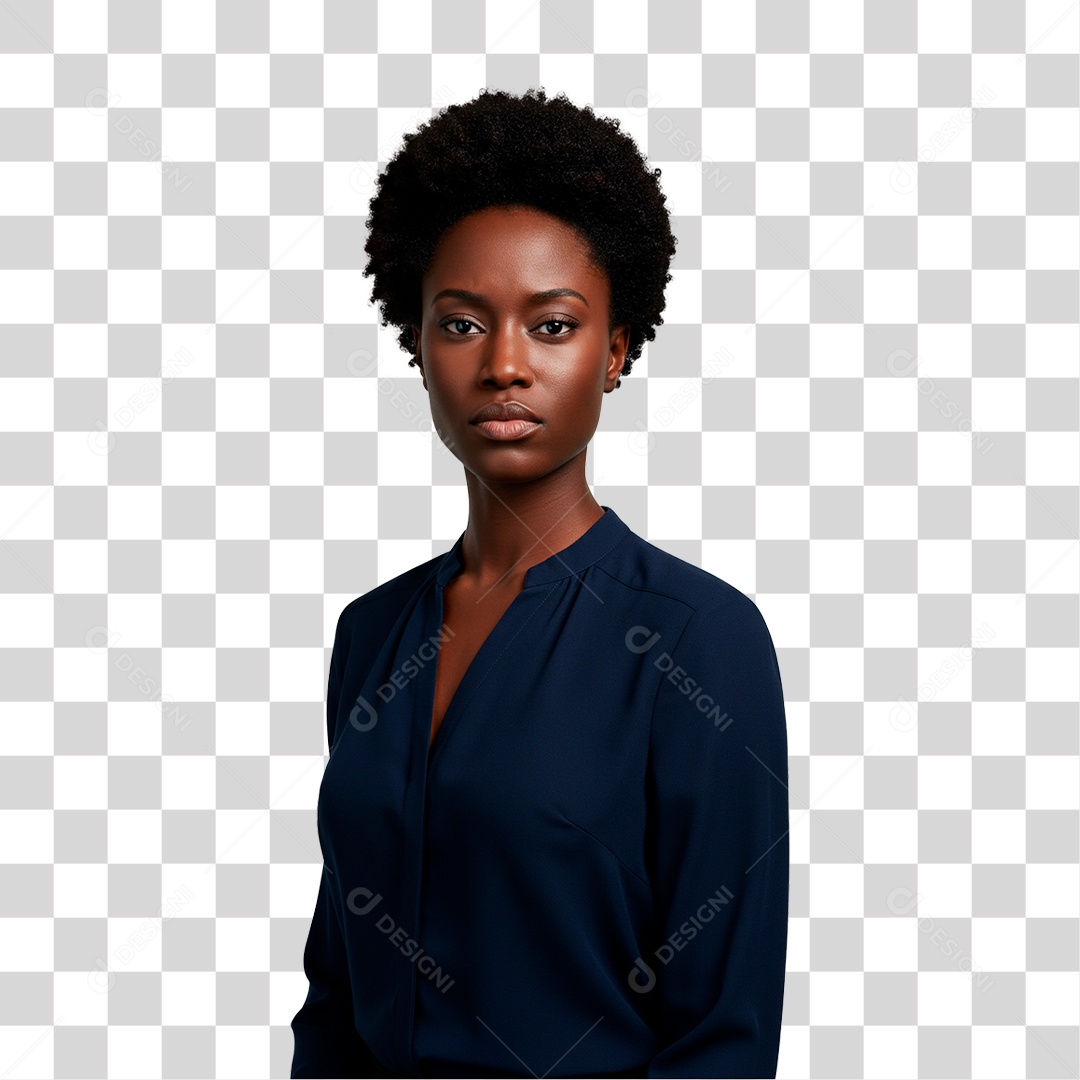 Mulher Negra PNG Transparente