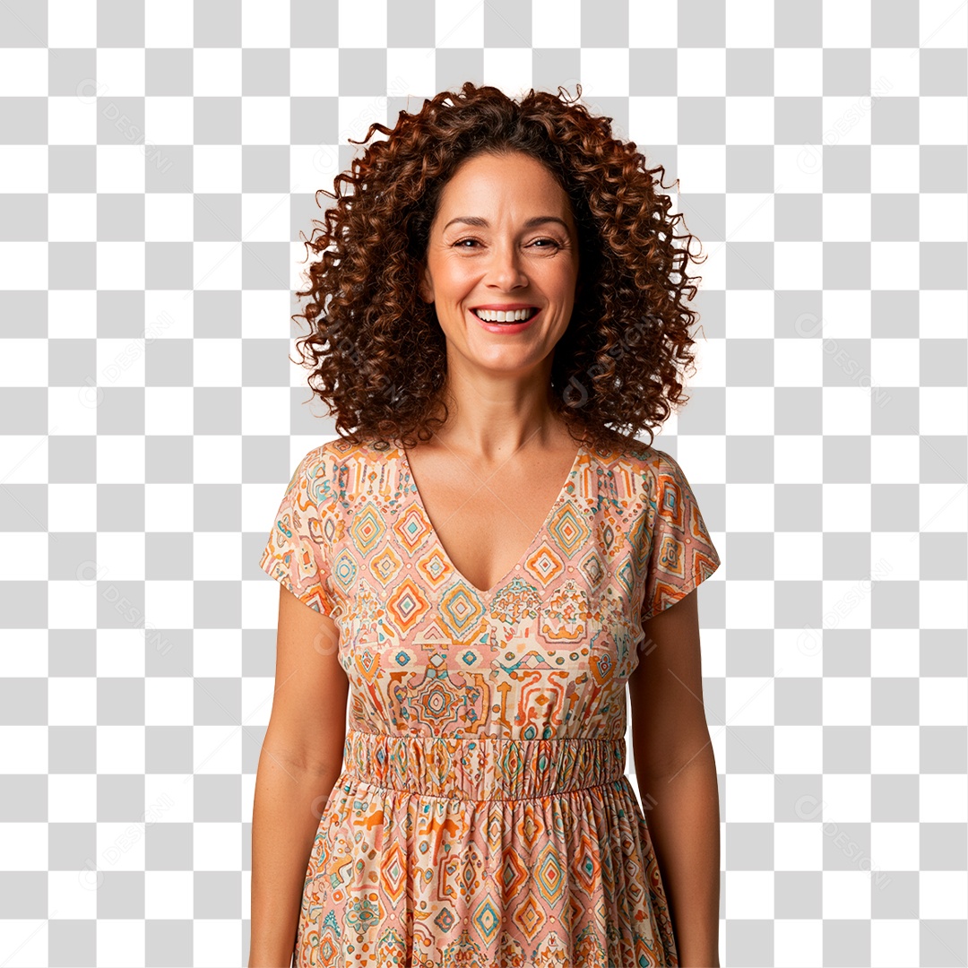 Mulher Sorrindo PNG Transparente