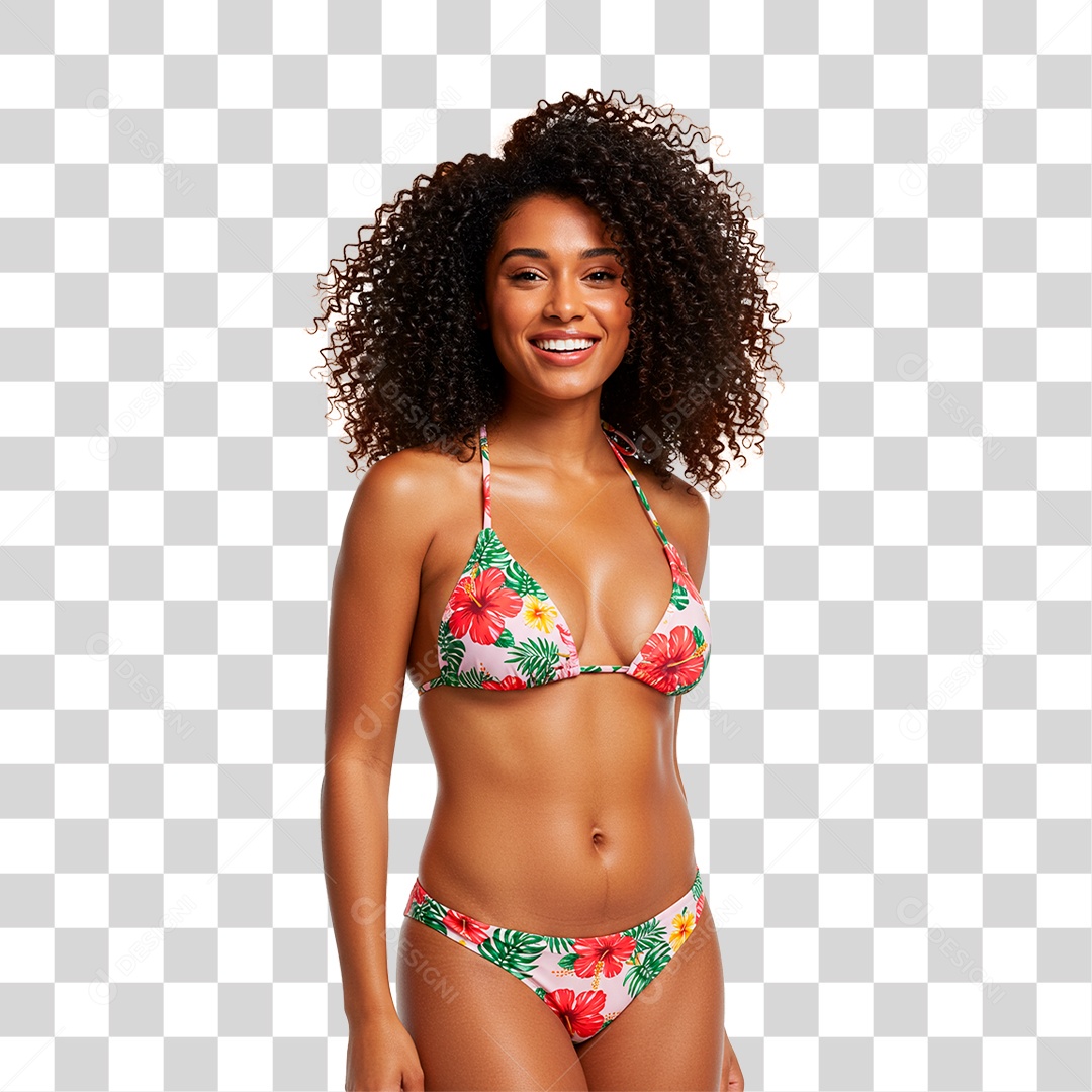 Mulher de Biquíni PNG Transparente