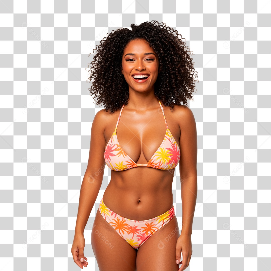Mulher de Biquíni PNG Transparente