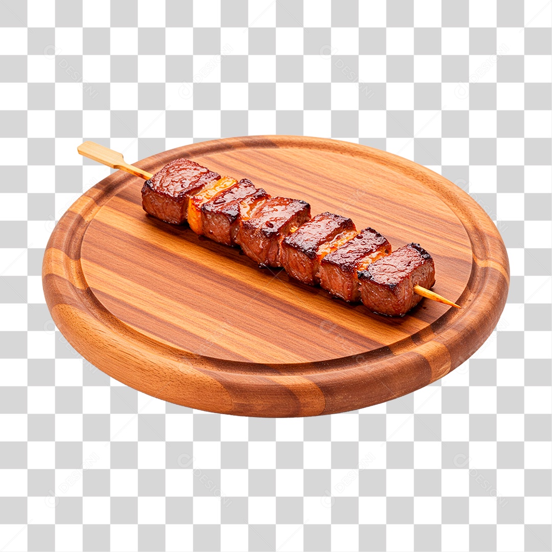 Espetinho de Carne PNG Transparente