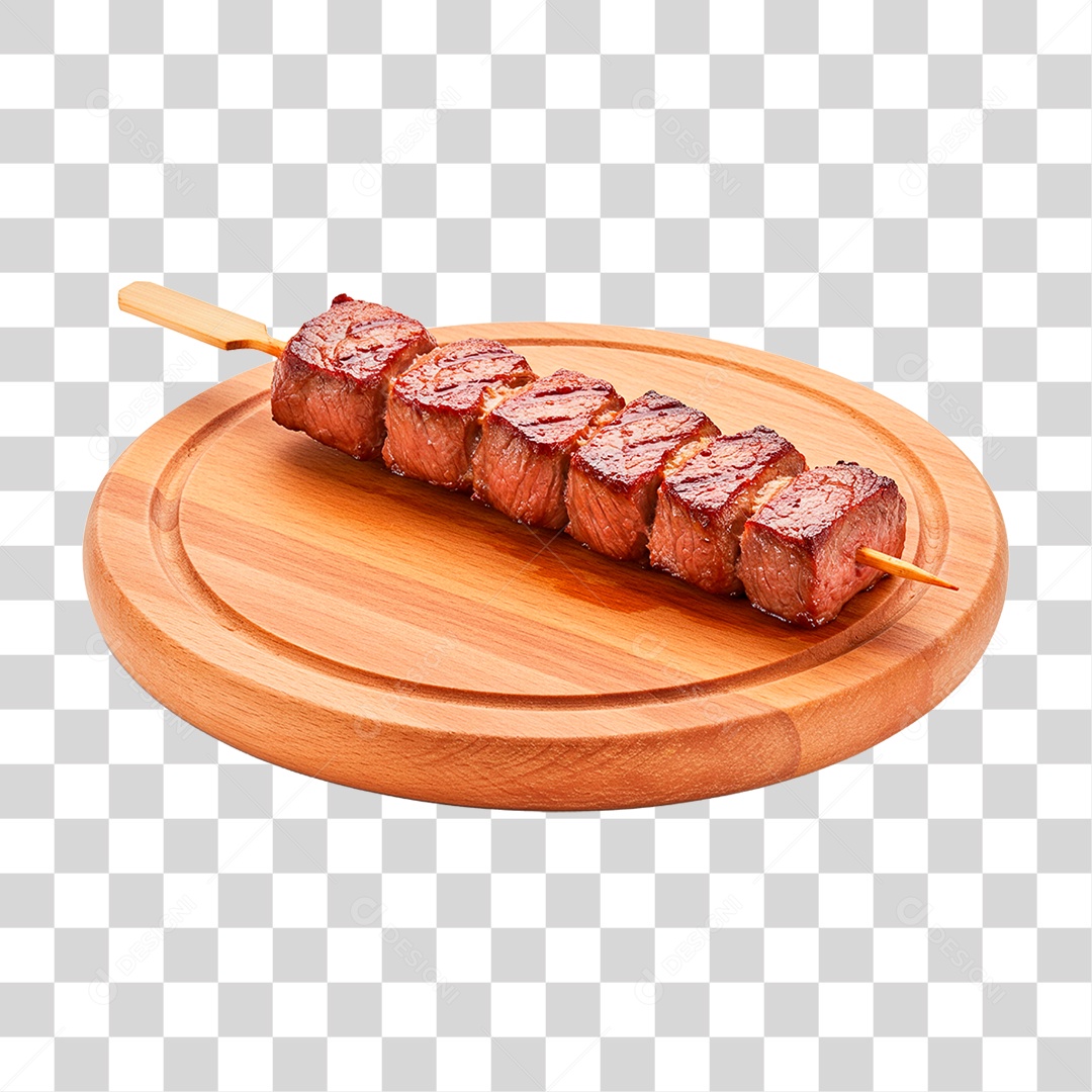 Espetinho de Carne PNG Transparente