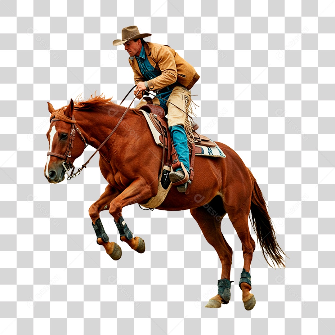 Homem de Cavalo PNG Transparente