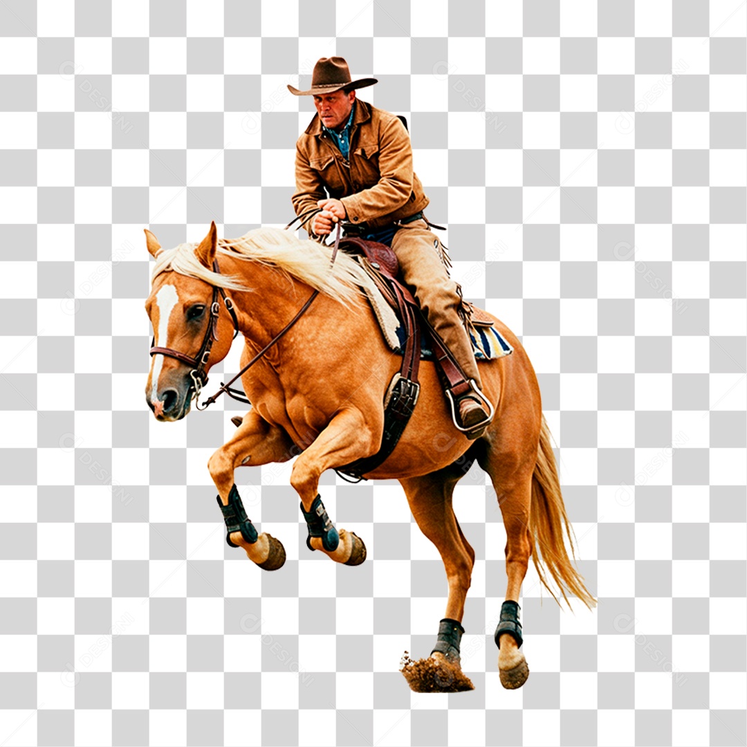 Homem de Cavalo PNG Transparente
