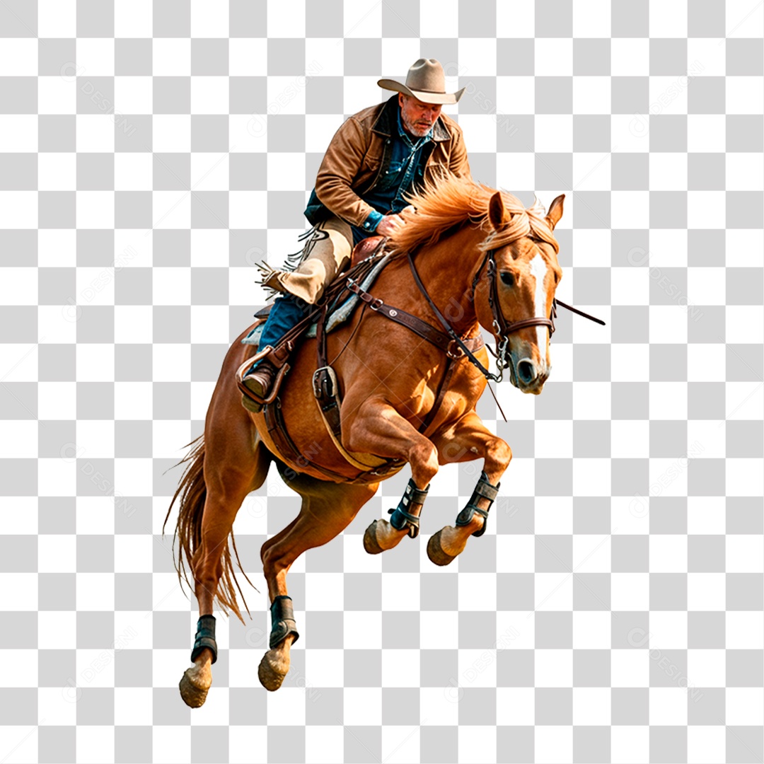 Homem de Cavalo PNG Transparente